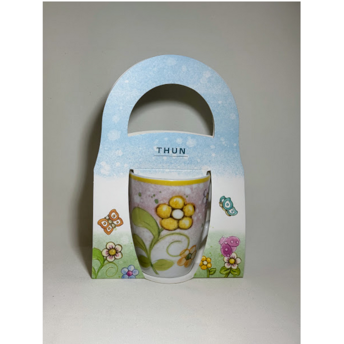 TAZZA ROSA CON FIORI - THUN